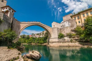The old bridge in Mostar